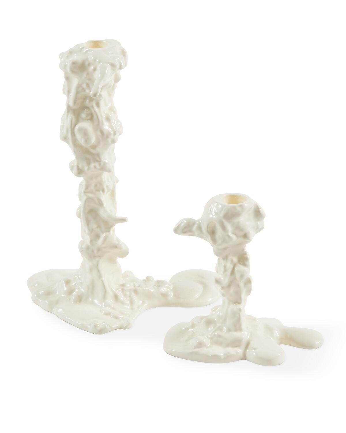 Drip lysestage, L - hvid